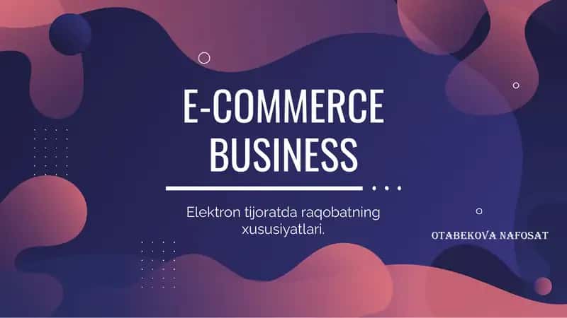 Elektron Tijorat 1
