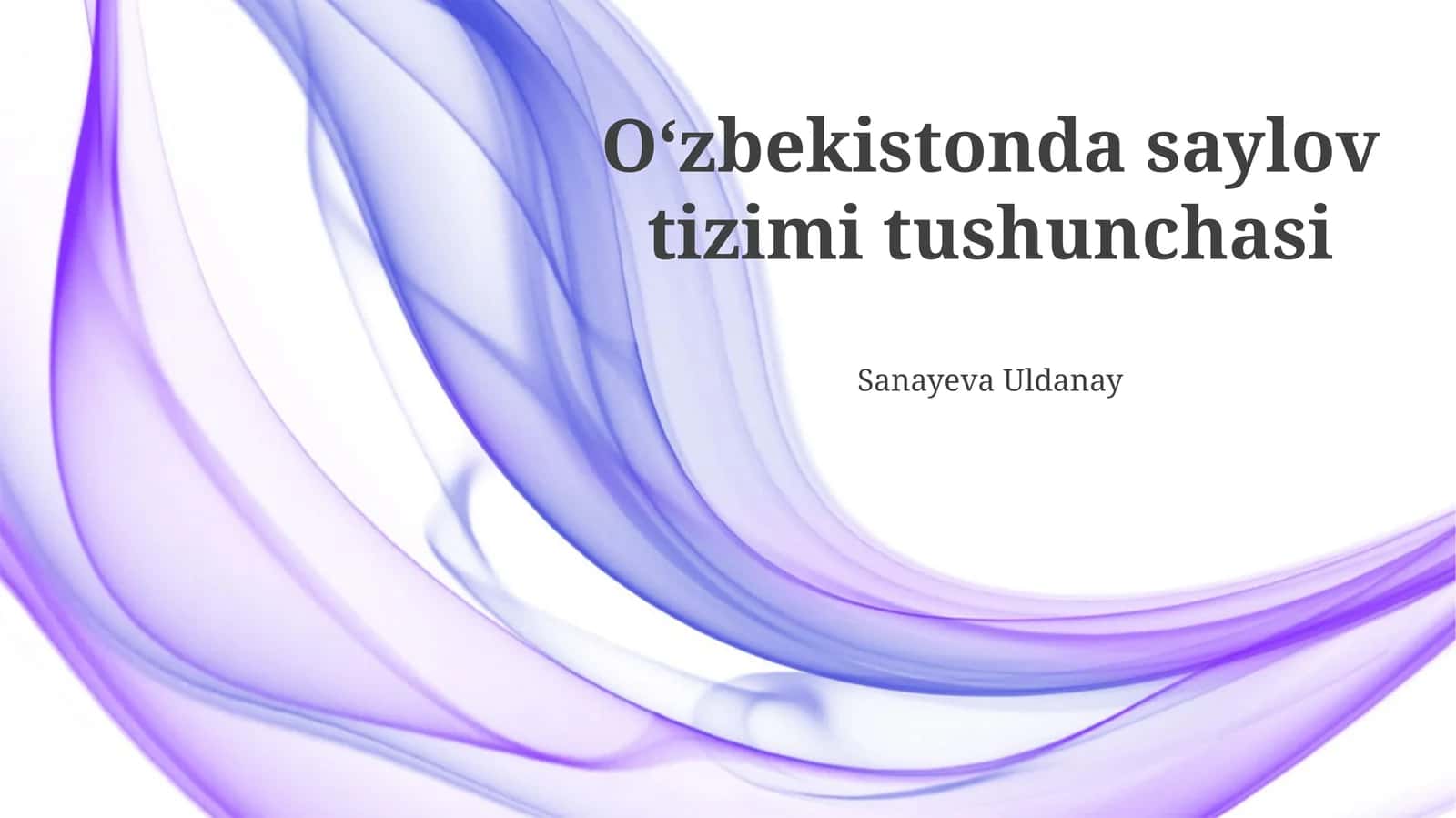 Oʻzbekistonda saylov tizimi 1