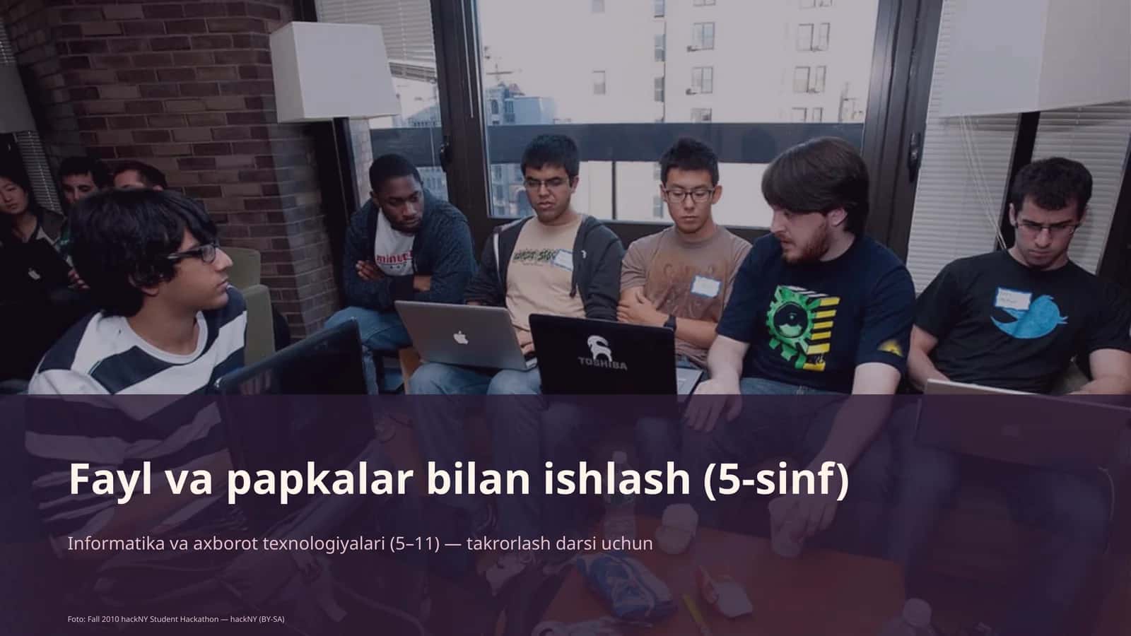Fayl va papkalar bilan ishlash (5-sinf) 1