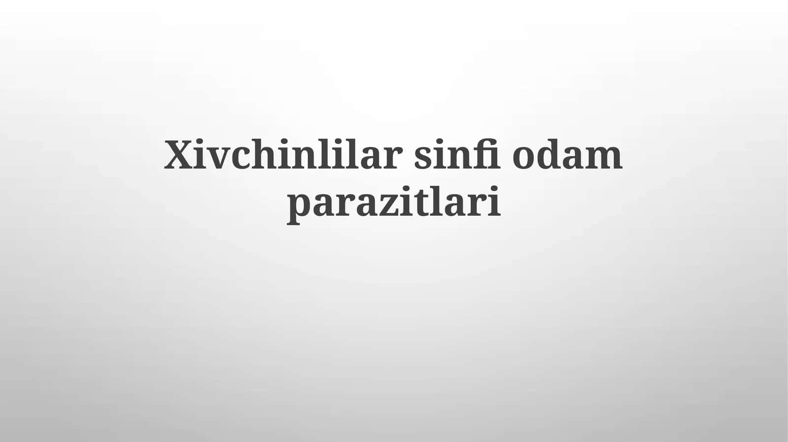 Dumaloq qurtlar 1
