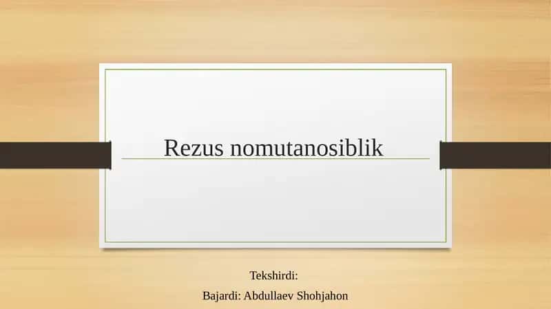 Rezus-nomutanosiblik 1