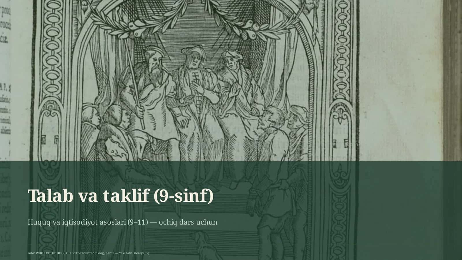 Huquq va iqtisodiyot asoslari (9–11) 1