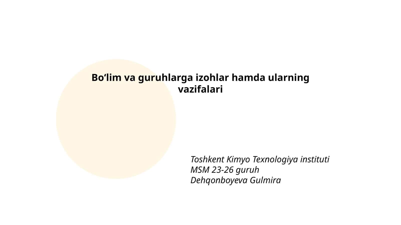 Ijtimoiy guruhlar 1