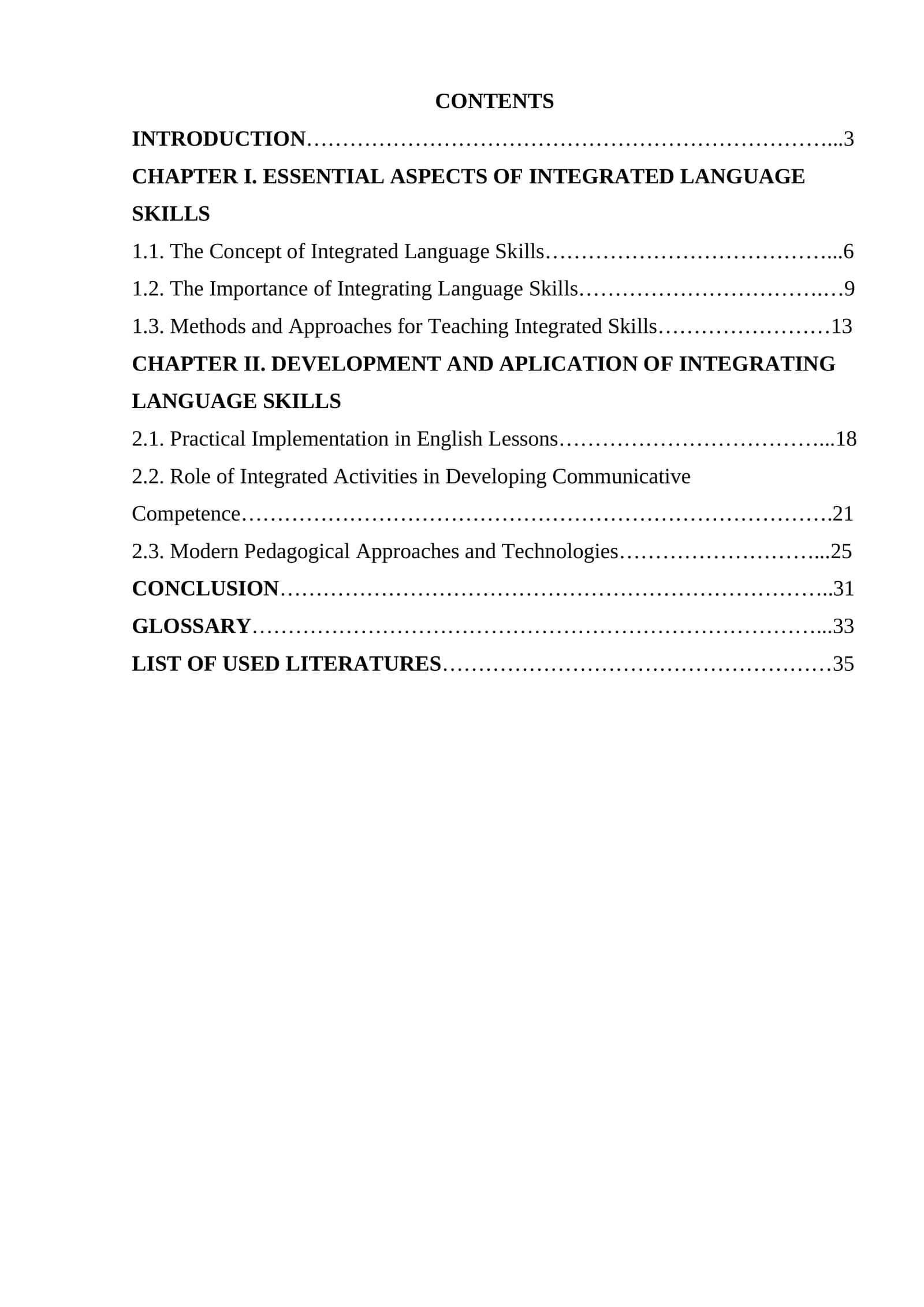 The importance of integrating the four skills in english teaching 1