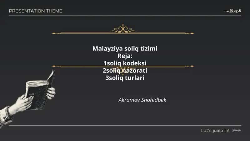 Malayziya soliq tizimi 1