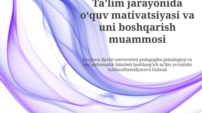 Samaralilikni Oshirishga Qaratilgan Tavsiyalar 1