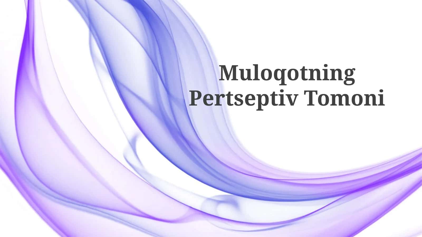 Muloqotning Pertseptiv Tomoni 1