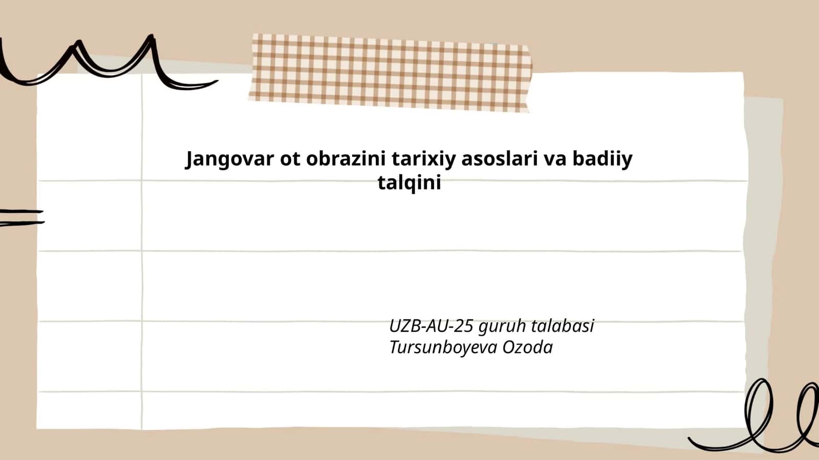 Jangovar ot obrazini tarixiy asoslari va badiiy talqini 1