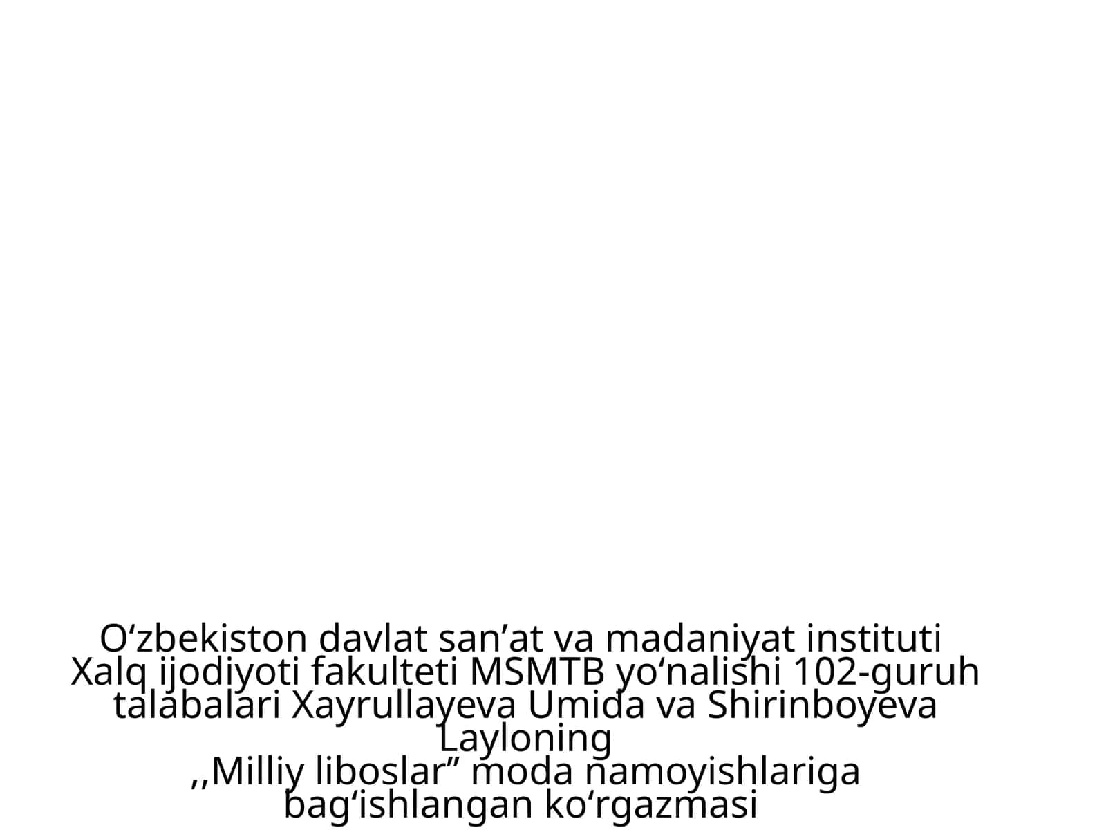 Kiyimlarning nyaratishda ishlatilgan matolar haqida maʼlumot 1