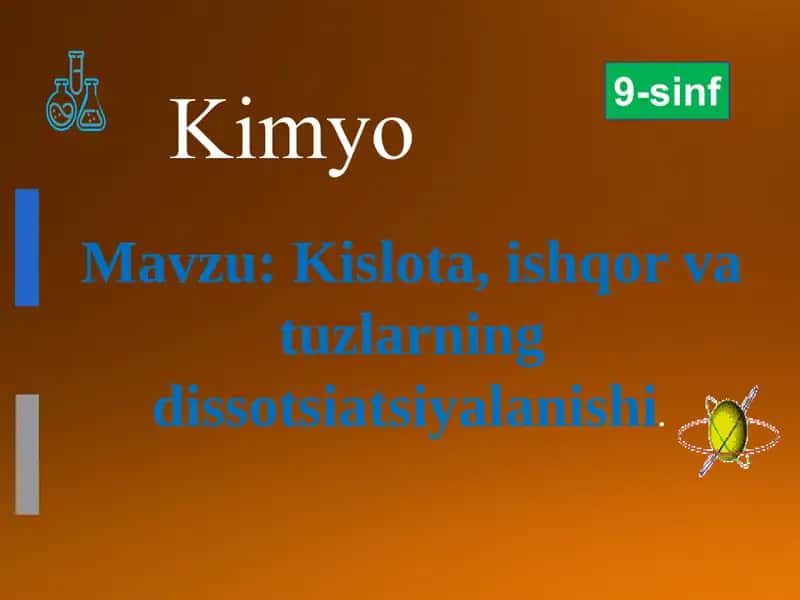 Kislota, ishqor va tuzlar 1