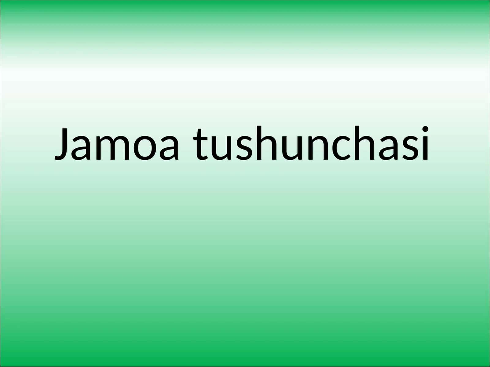 Jamoaga misollar 1