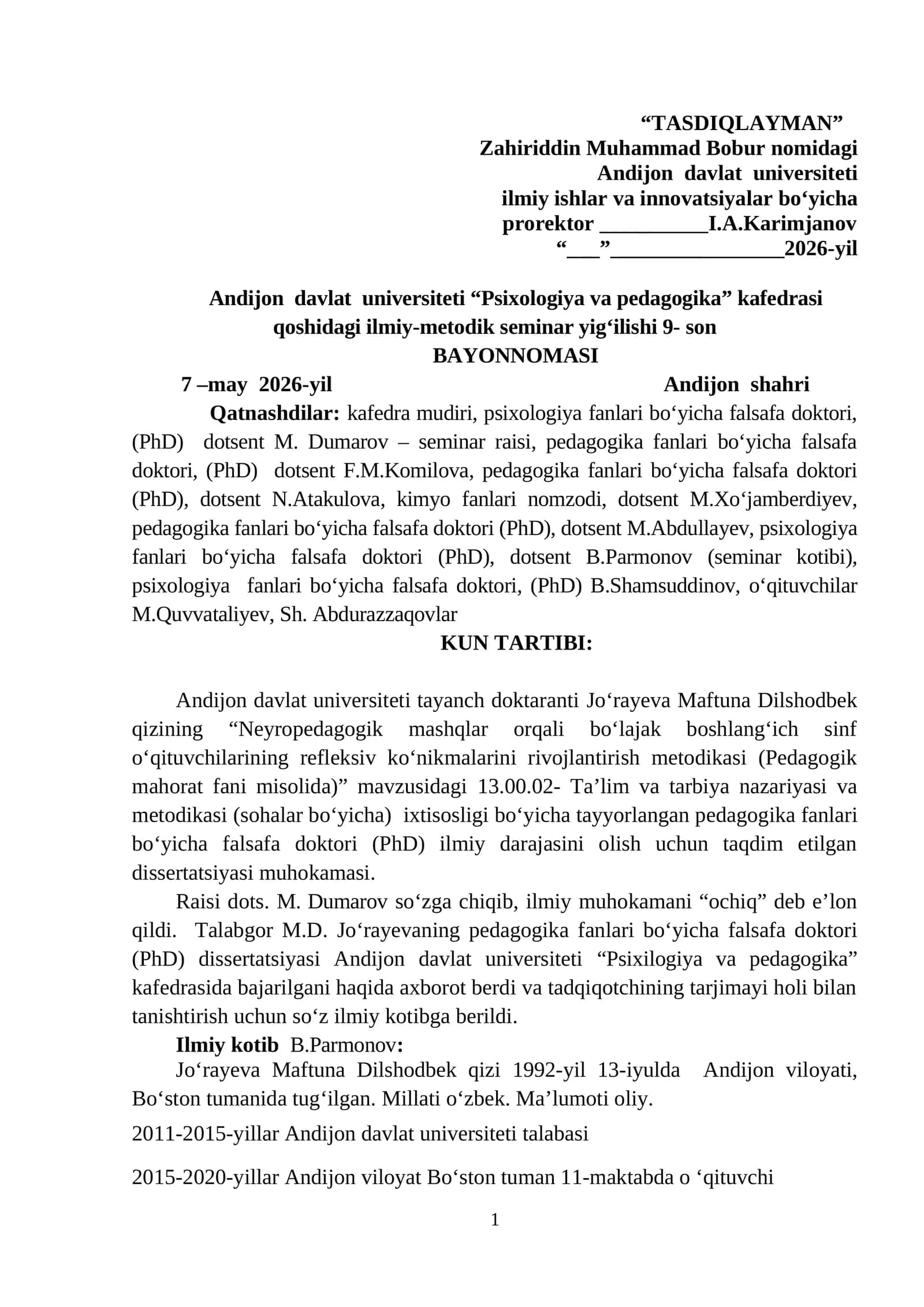 Neyropedagogik mashqlar orqali 1