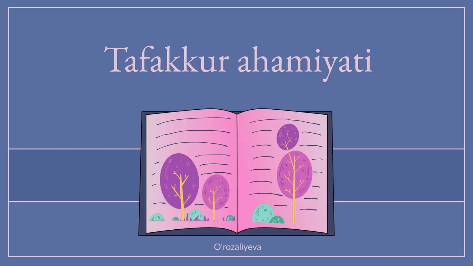 Tafakkur ahamiyati 1
