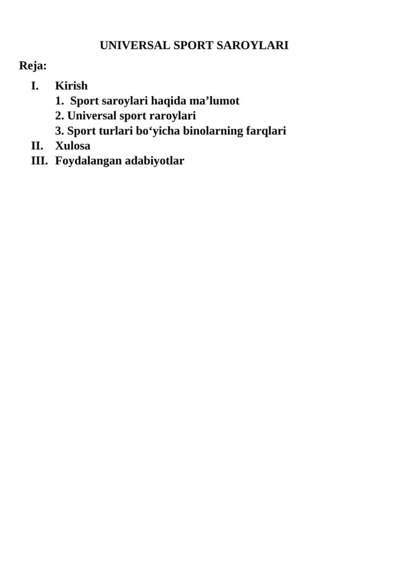 UNIVERSAL SPORT SAROYLARI 1