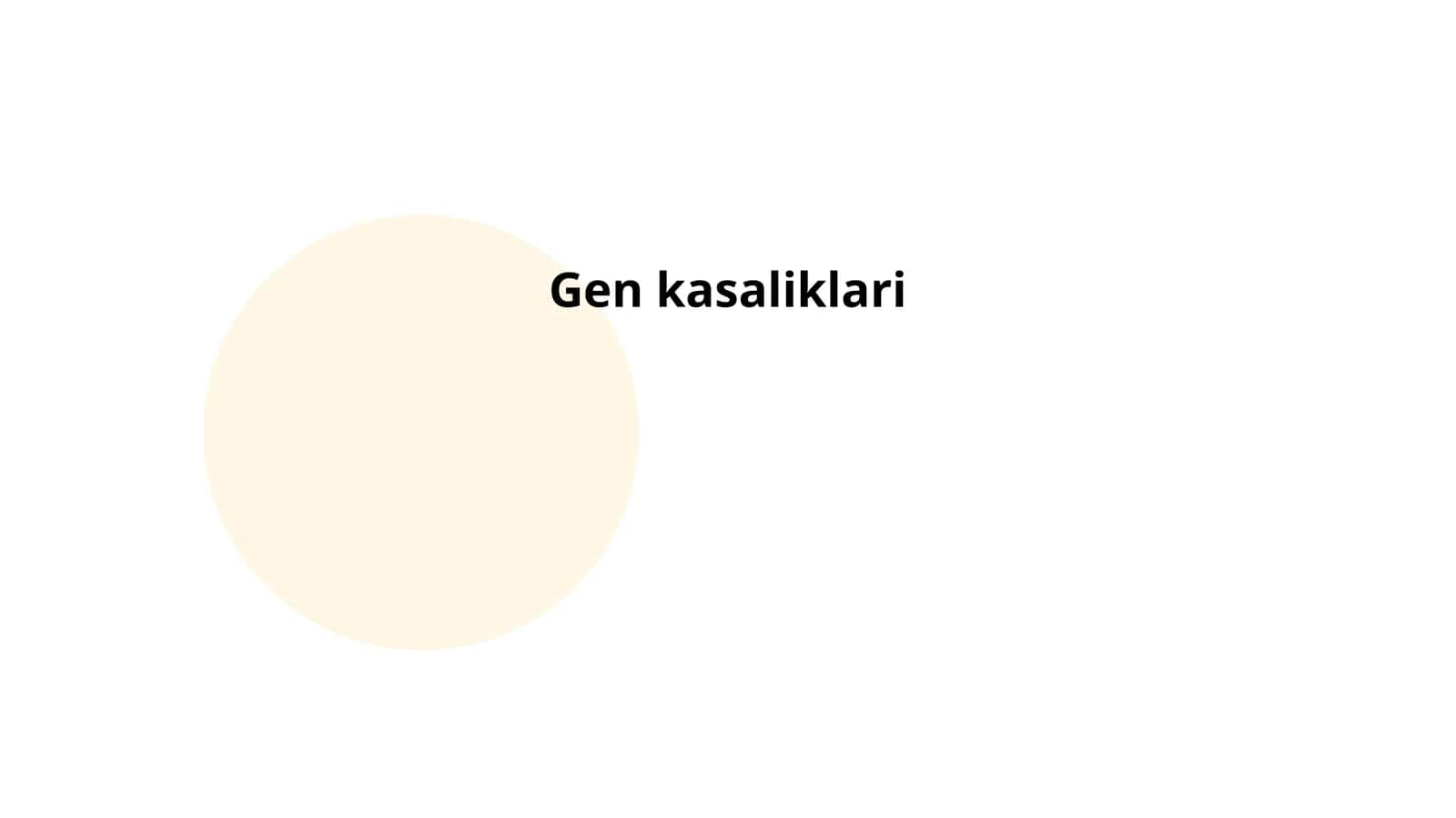 Gen kasaliklari 1