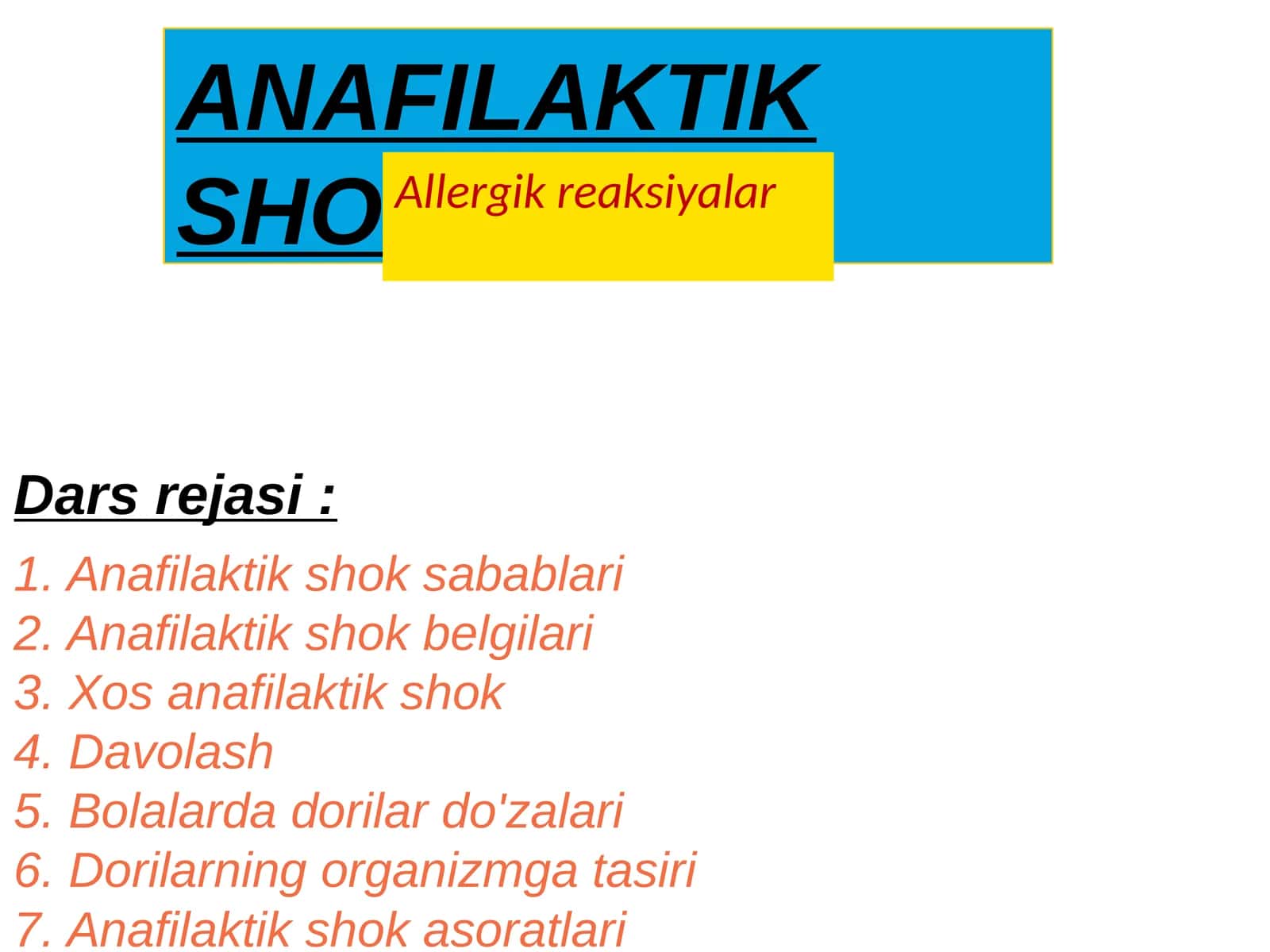 ANAFILAKTIKSHOK 1