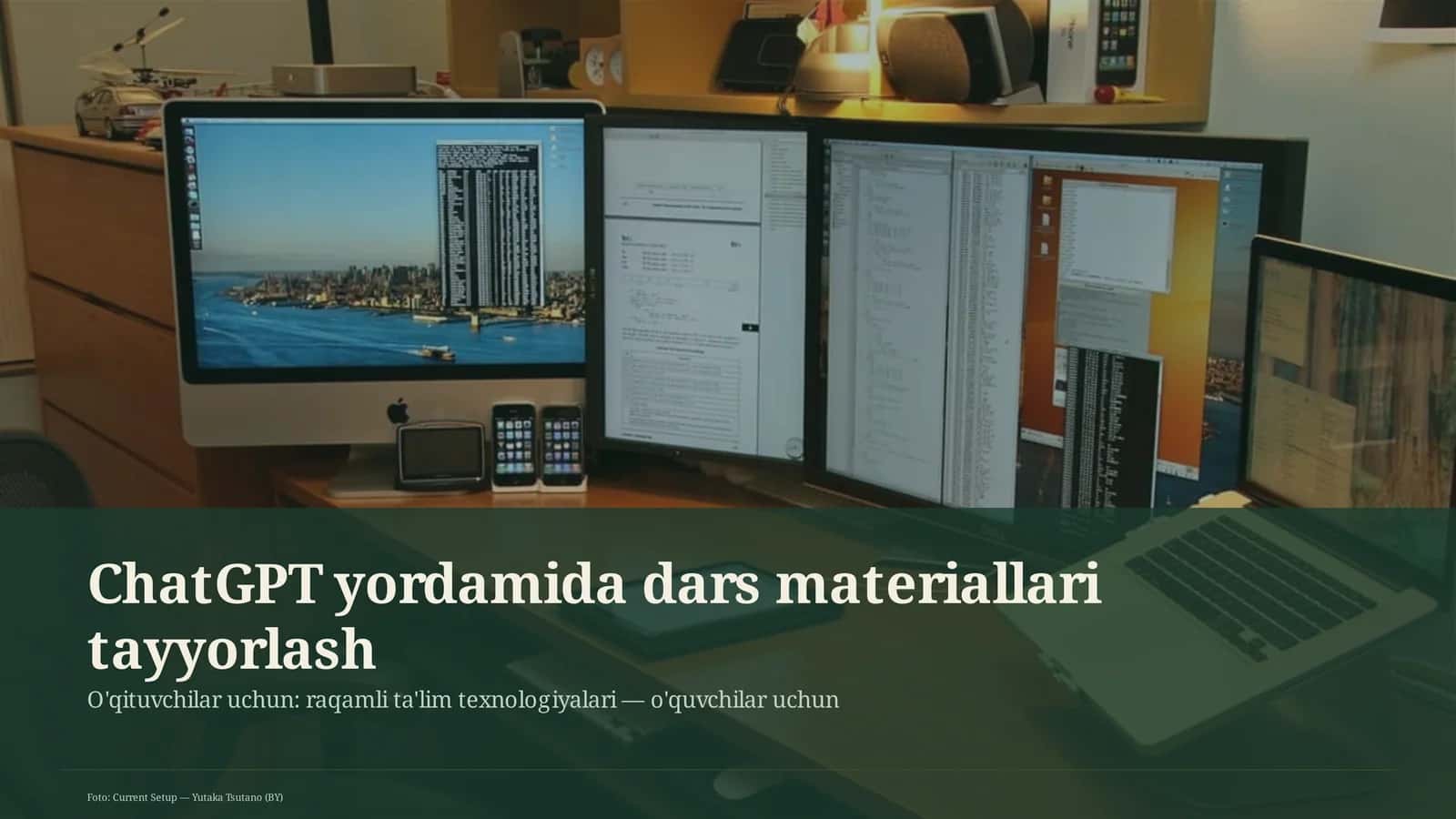 Dars materiallari tayyorlash 1