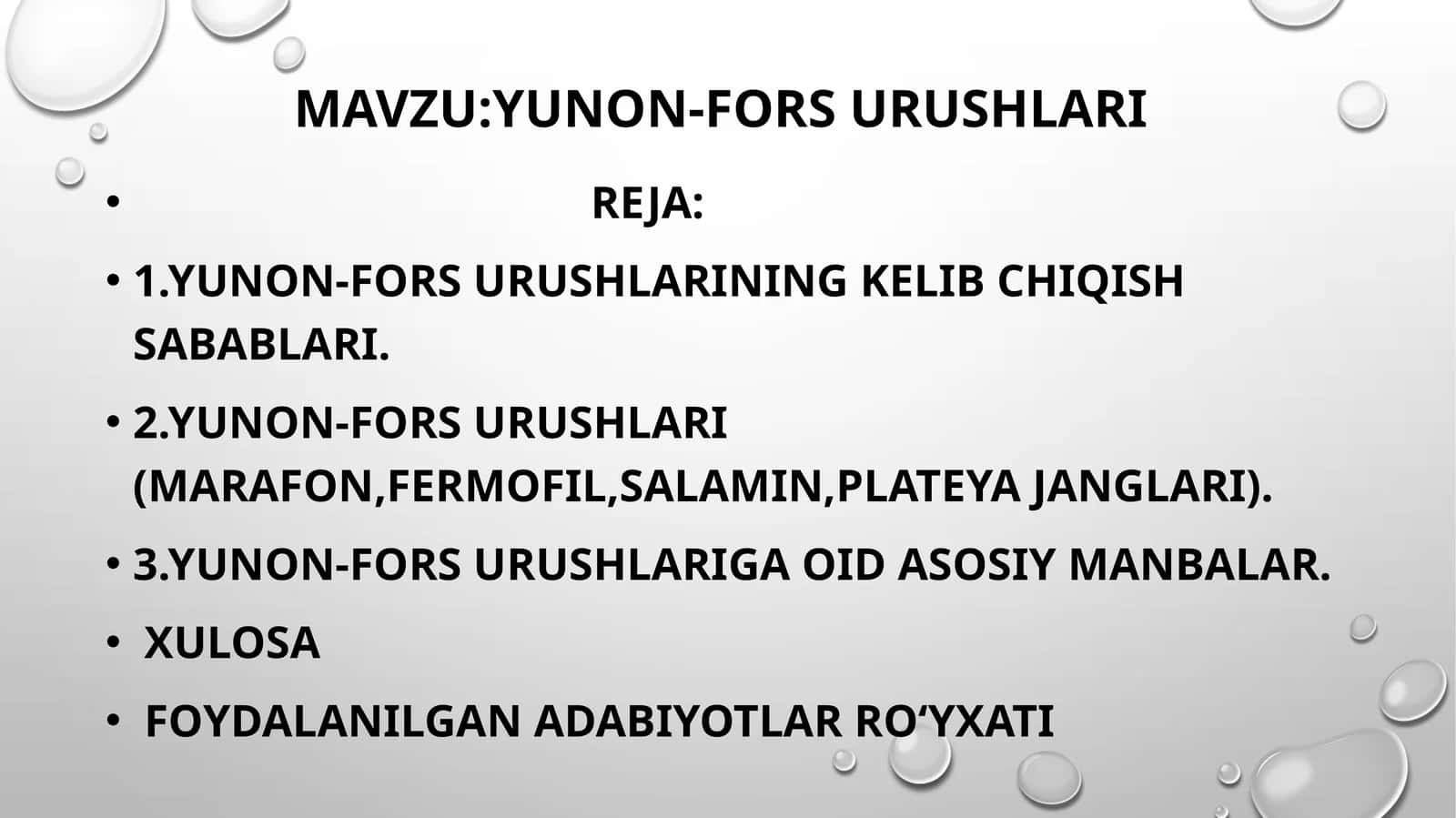 yunon-fors urushlari 1