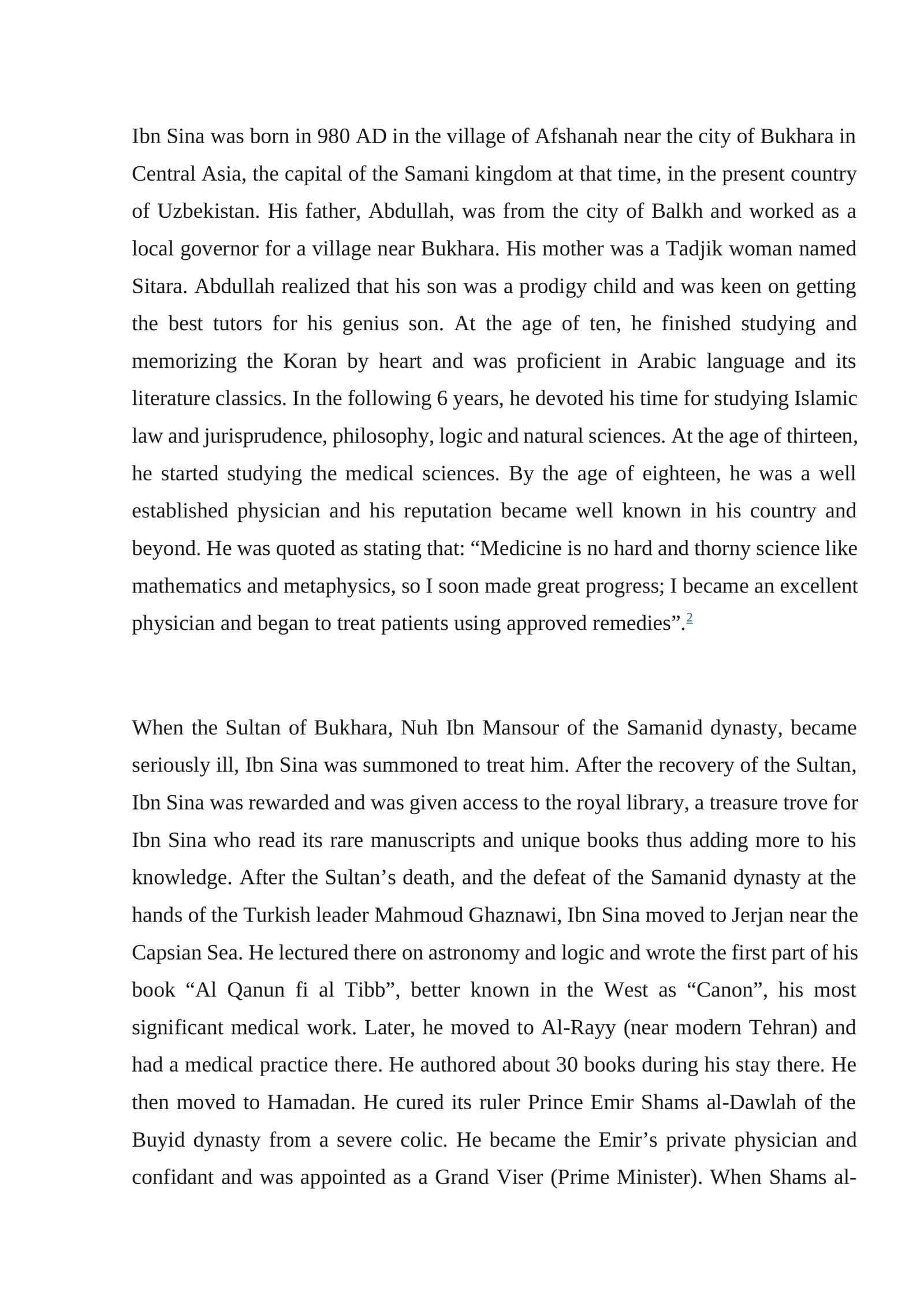 Ibn Sina: Hayotiy tarixi va fikriy yorliqlari 1
