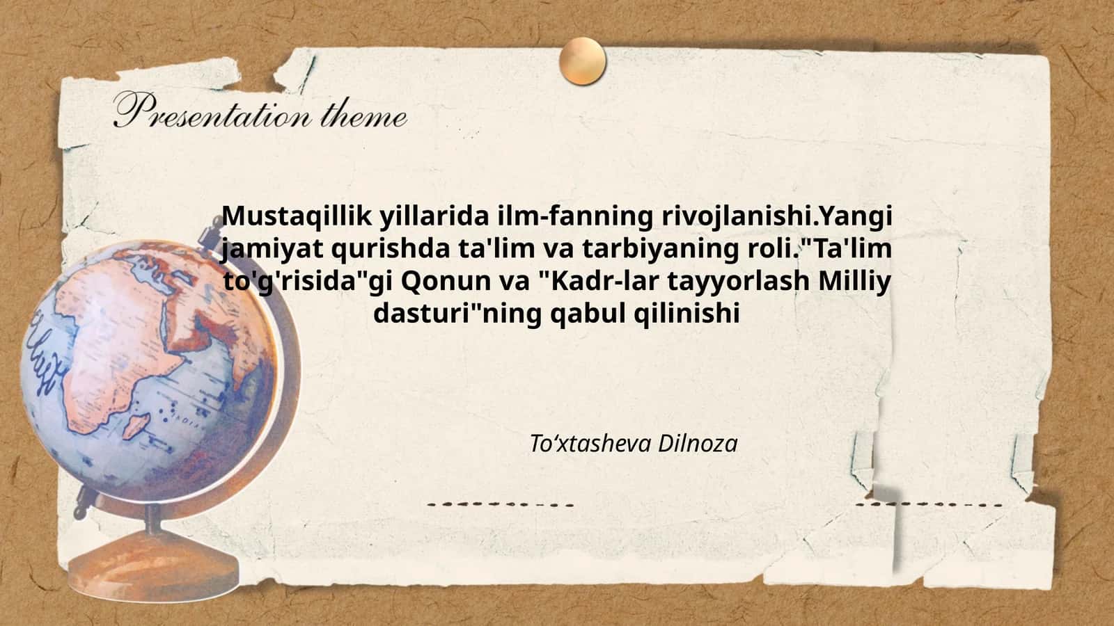 Ta'lim va tarbiya roli 1