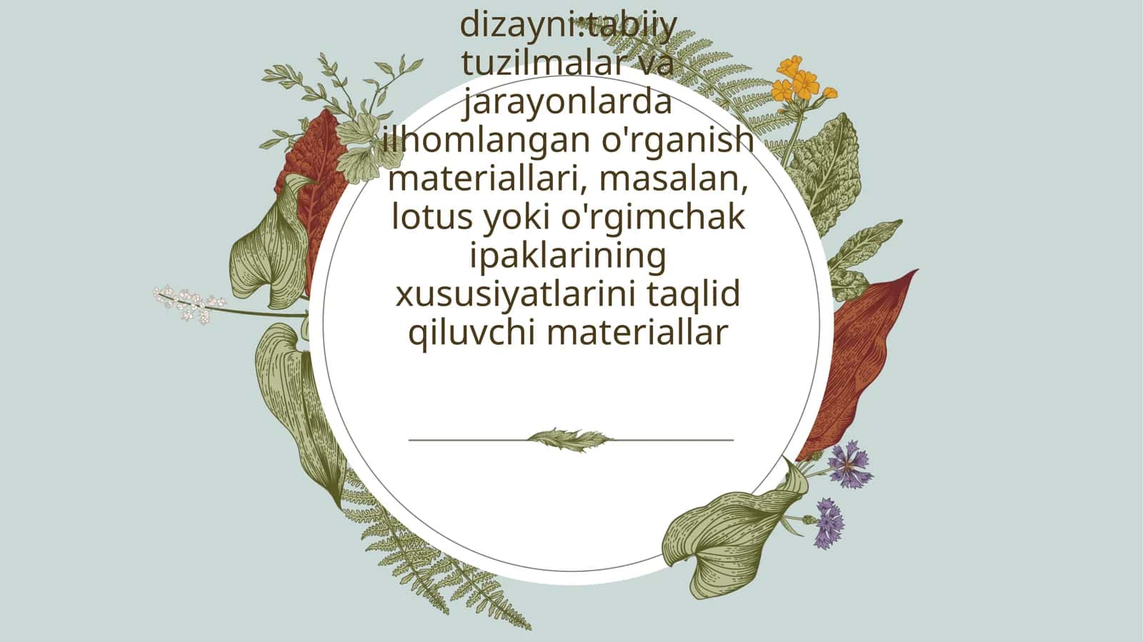 Biomimetik materiallar dizayni 1