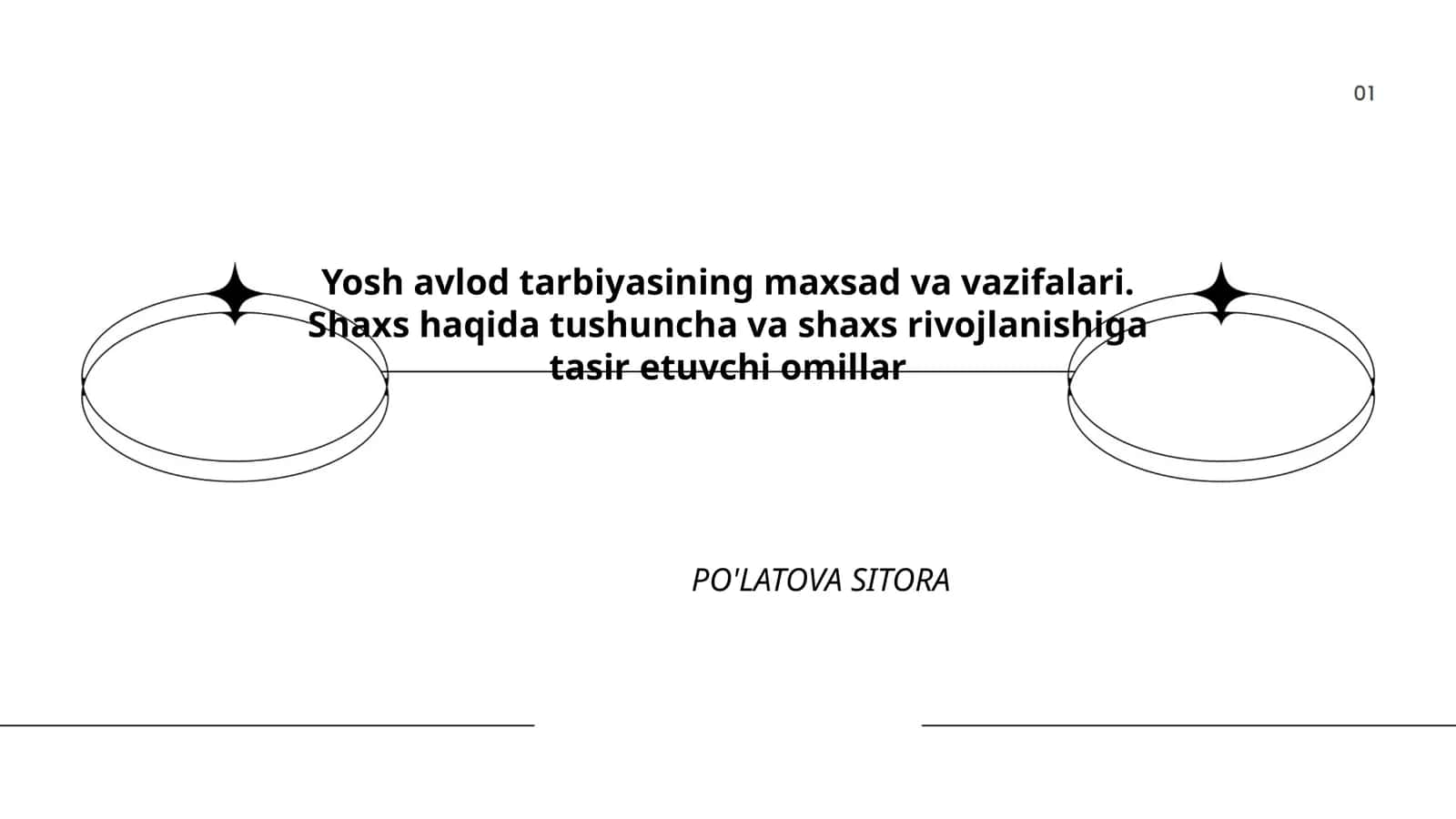 Yosh avlod tarbiyasi 1