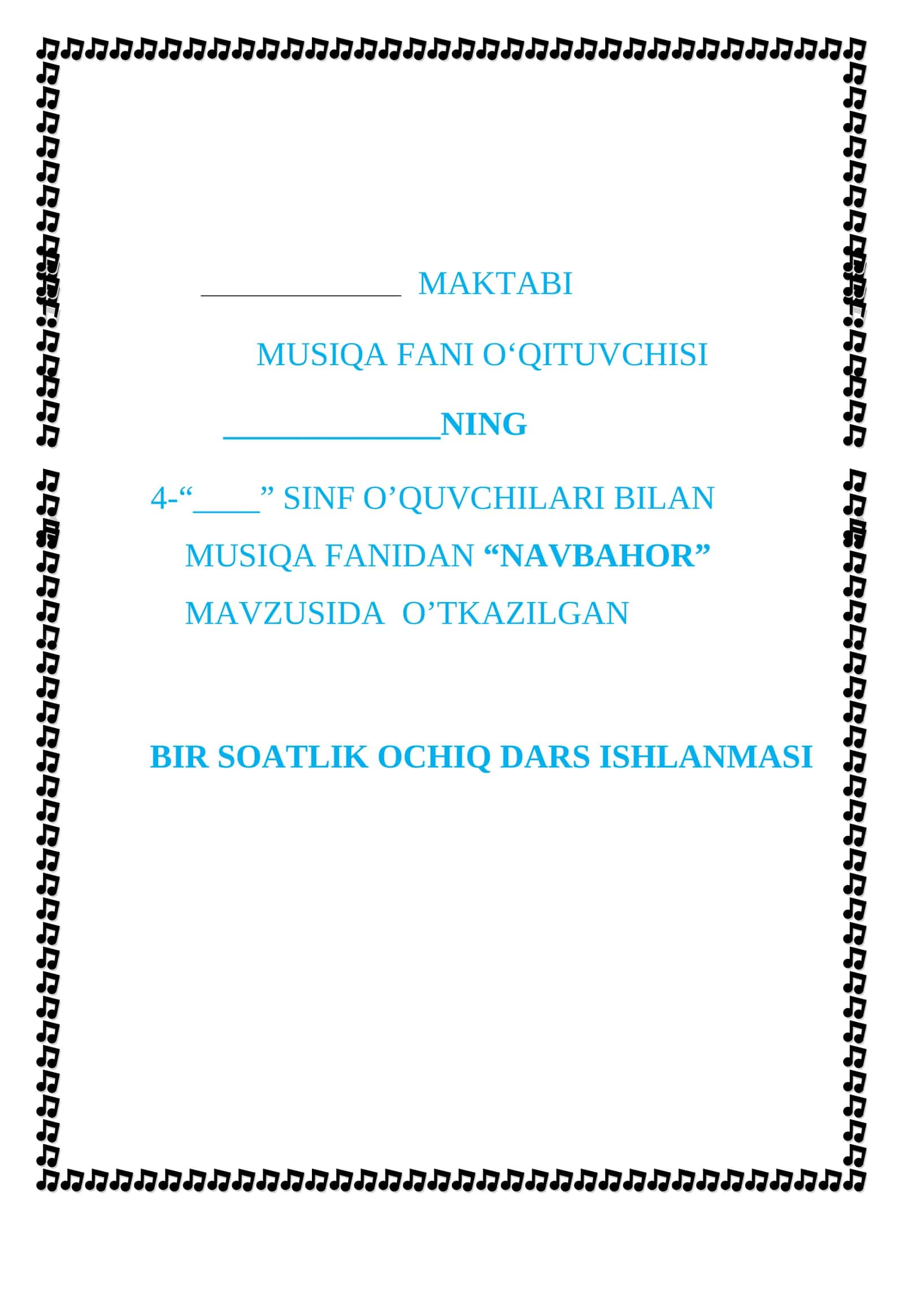 Navbahor" qo‘shig‘ini o‘rganish 1