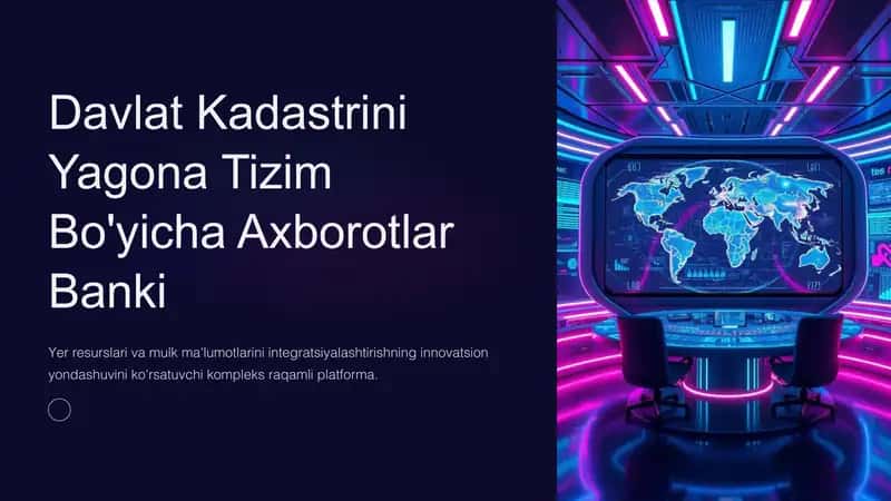 Davlat Kadastrini Yagona Tizim Bo'yicha Axborotlar Banki 1