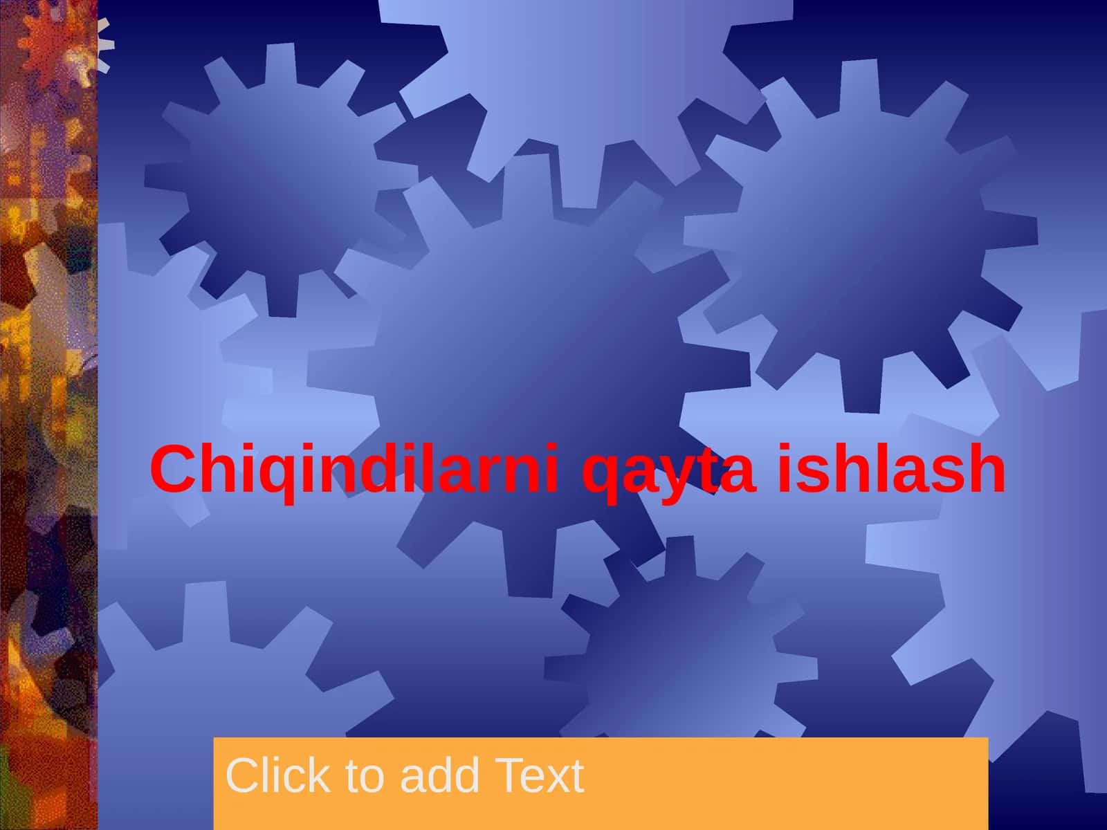 Chiqindilarni qayta ishlash 1