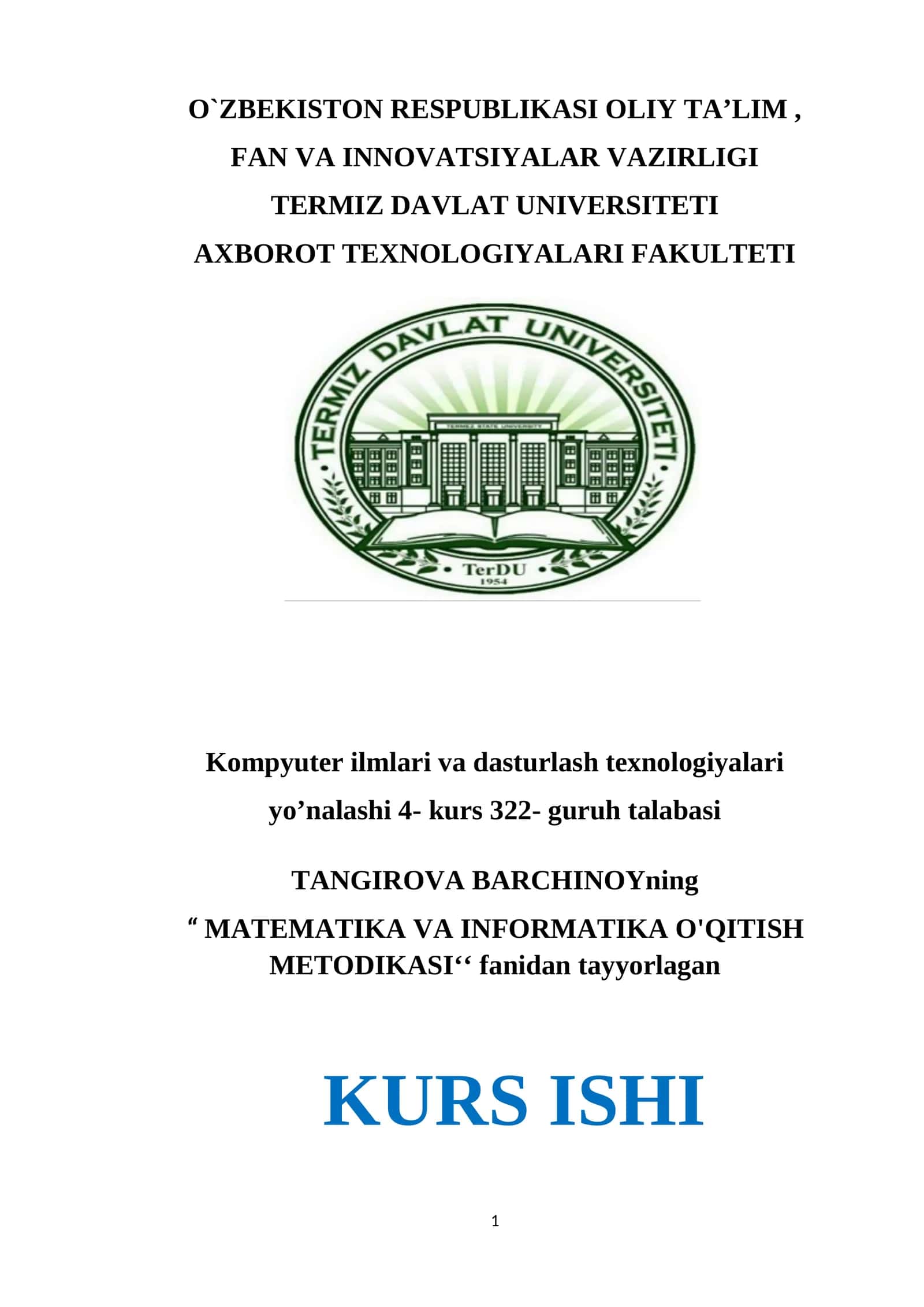 MASOFAVIY TA’LIM PLATFORMALARIDA INFORMATIKA DARSLARINI TASHKIL 1