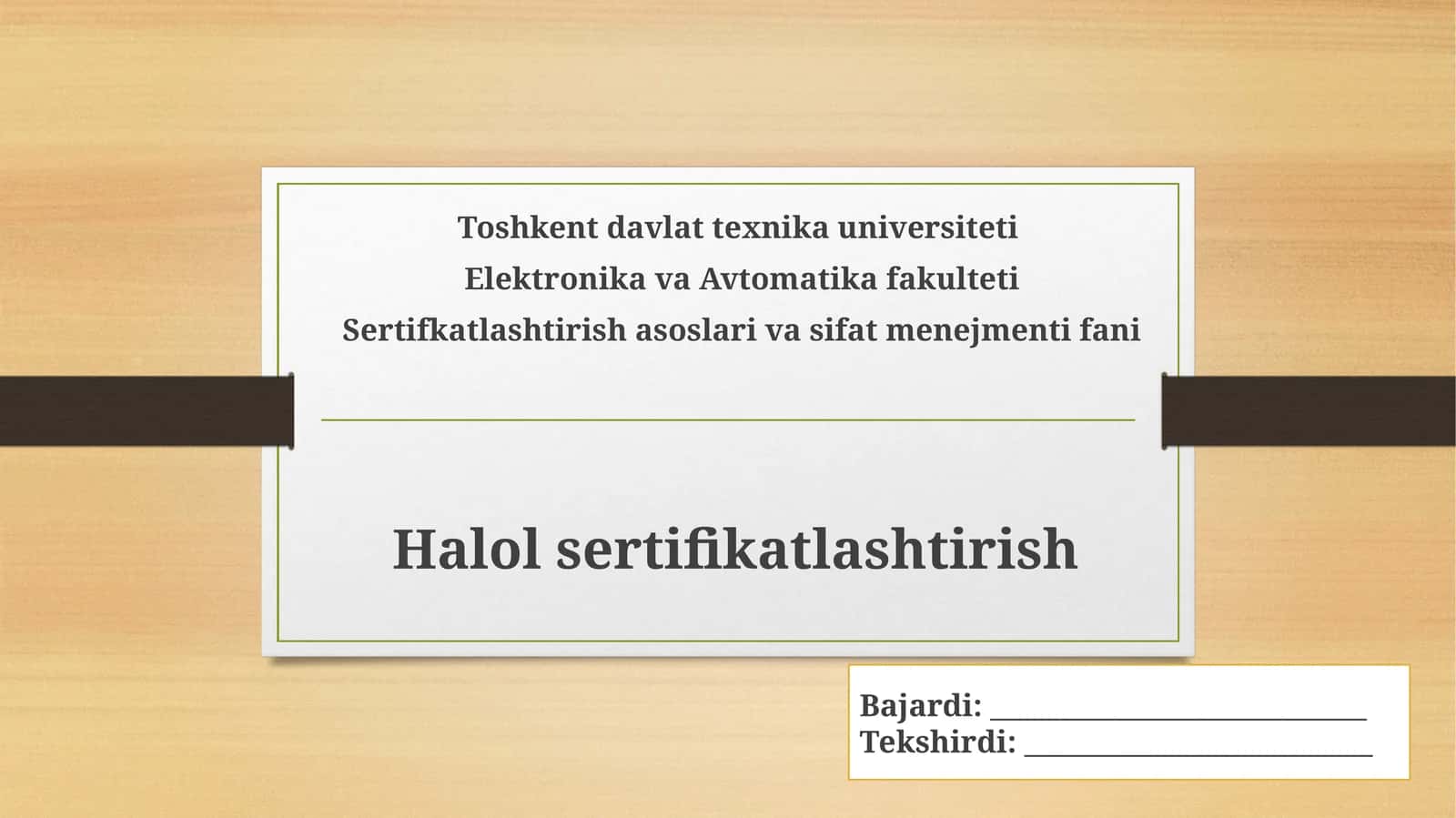 Halolsertifikatlashtirish 1