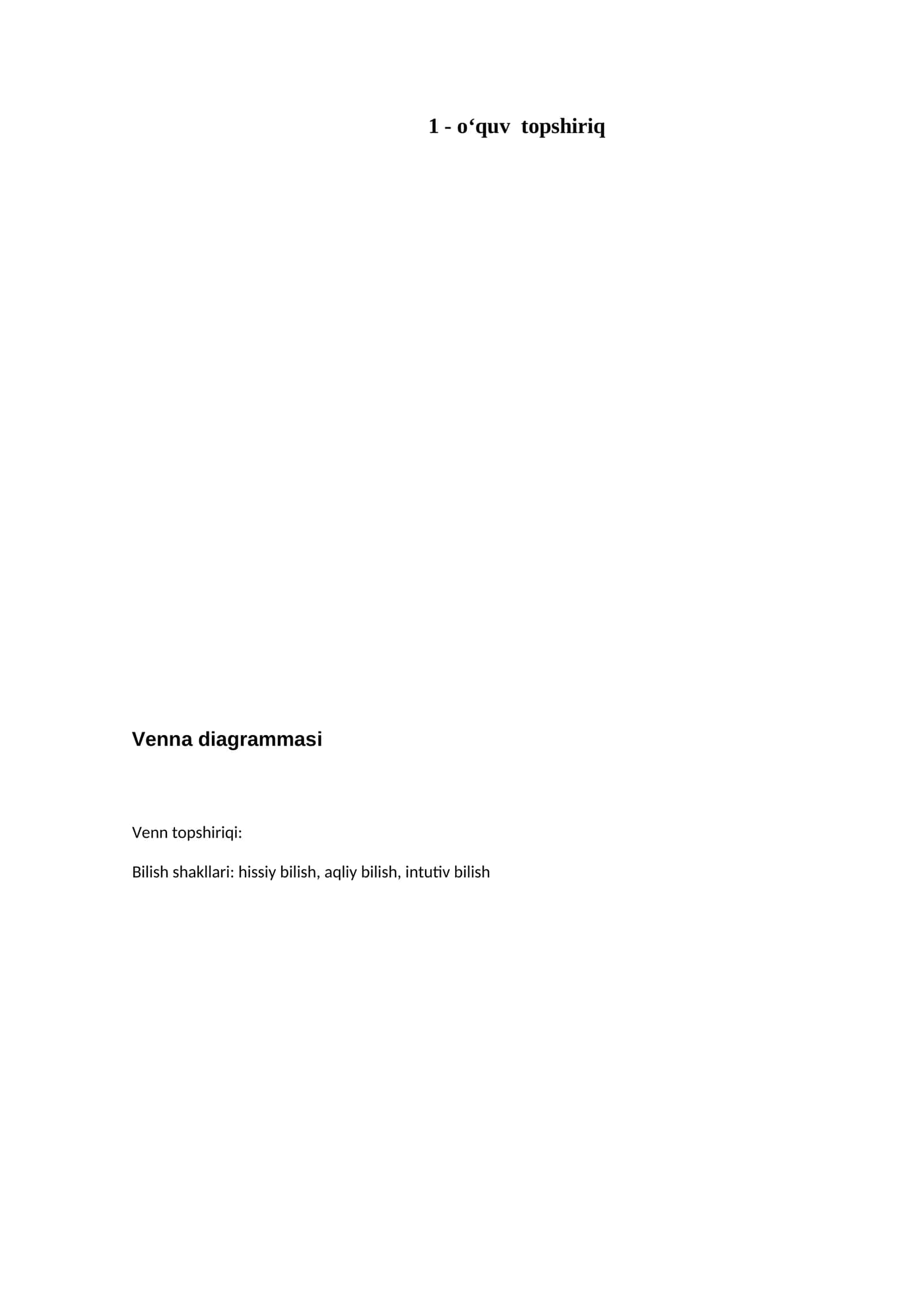 Venna diagrammasi 1