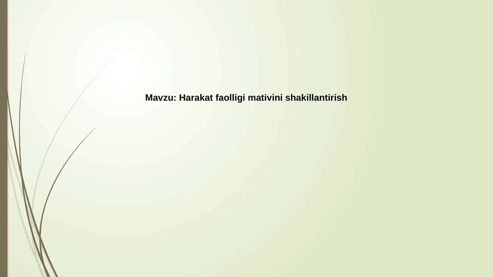 Harakatfaolligimativinishakillantirish 1