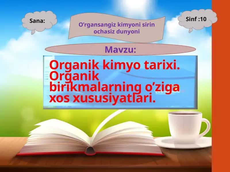 Organik kimyo tarixi 1