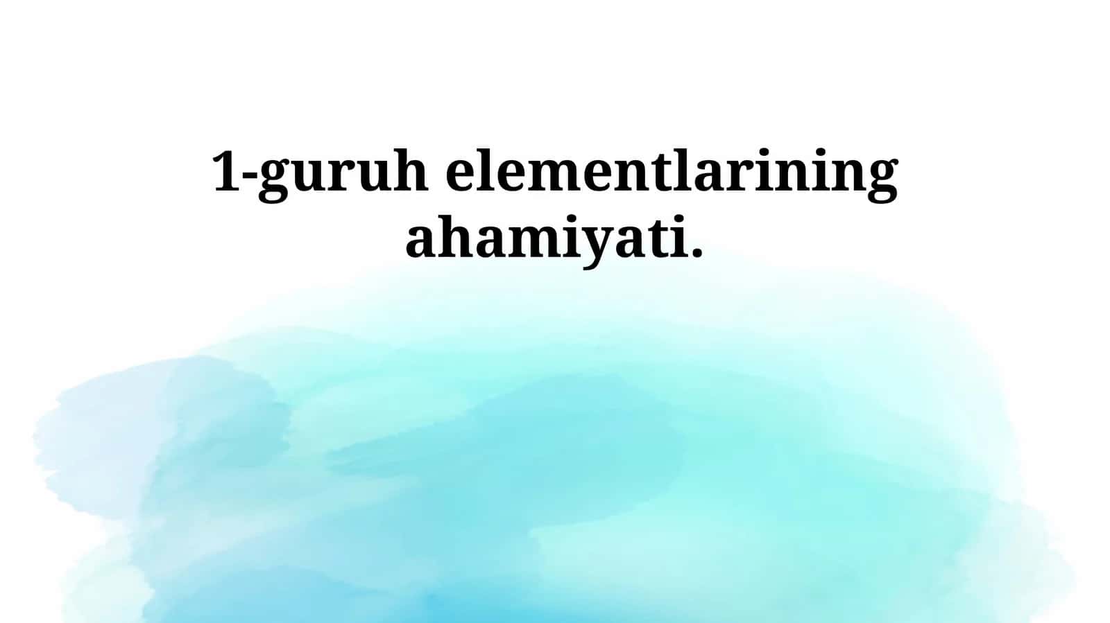 Litiyning noyob xossalari va qo'llanilishi 1