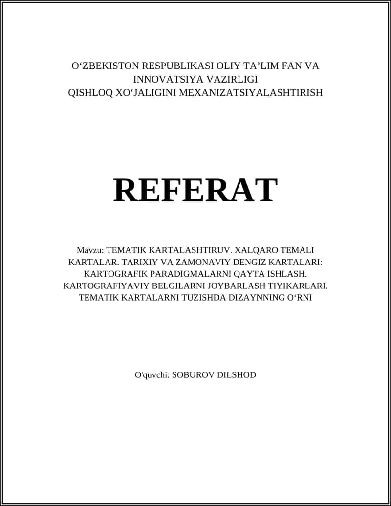 TEMATIK KARTALASHTIRUV 1
