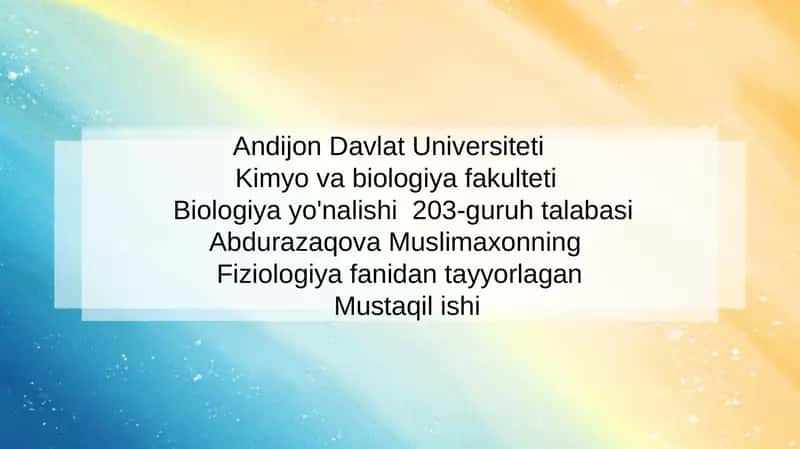 Biologiya fani 1