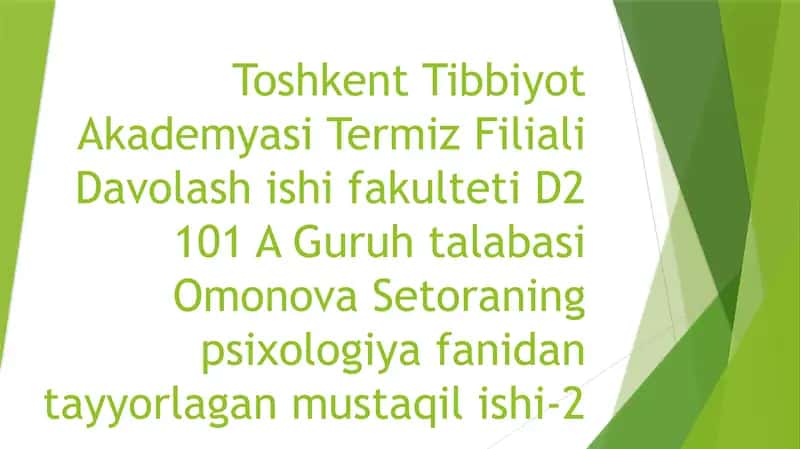 Tadqiqotlar psixologiyasi 1