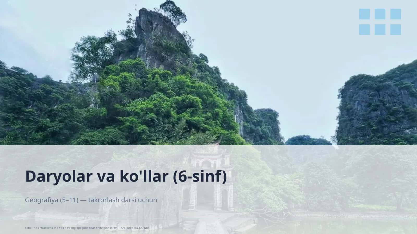 Daryolar va ko'llar (6-sinf) 1