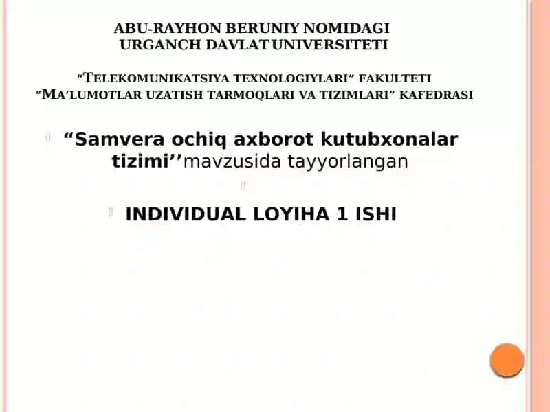 "Samveraochiqaxborotkutubxonalartizimi"