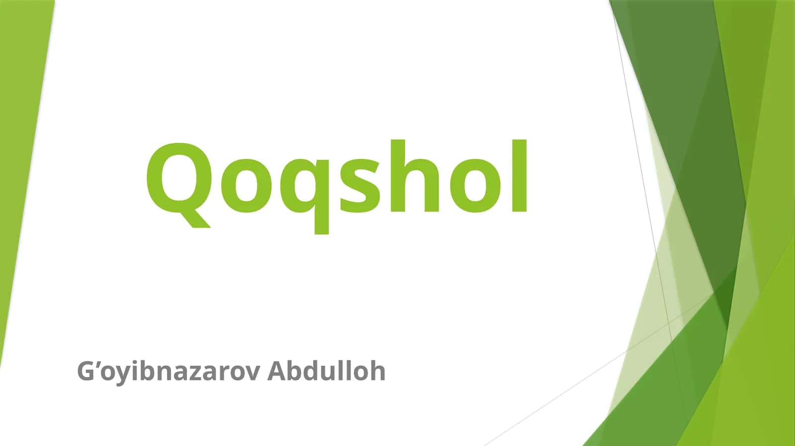 Qoqshol 1