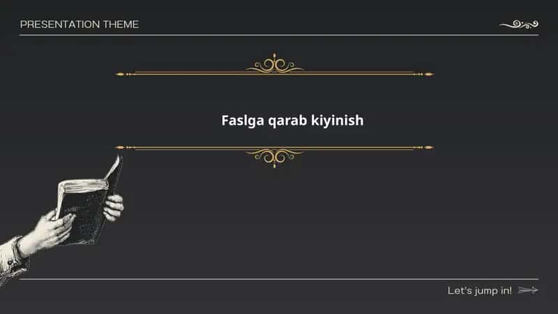 Faslga qarab kiyinish 1