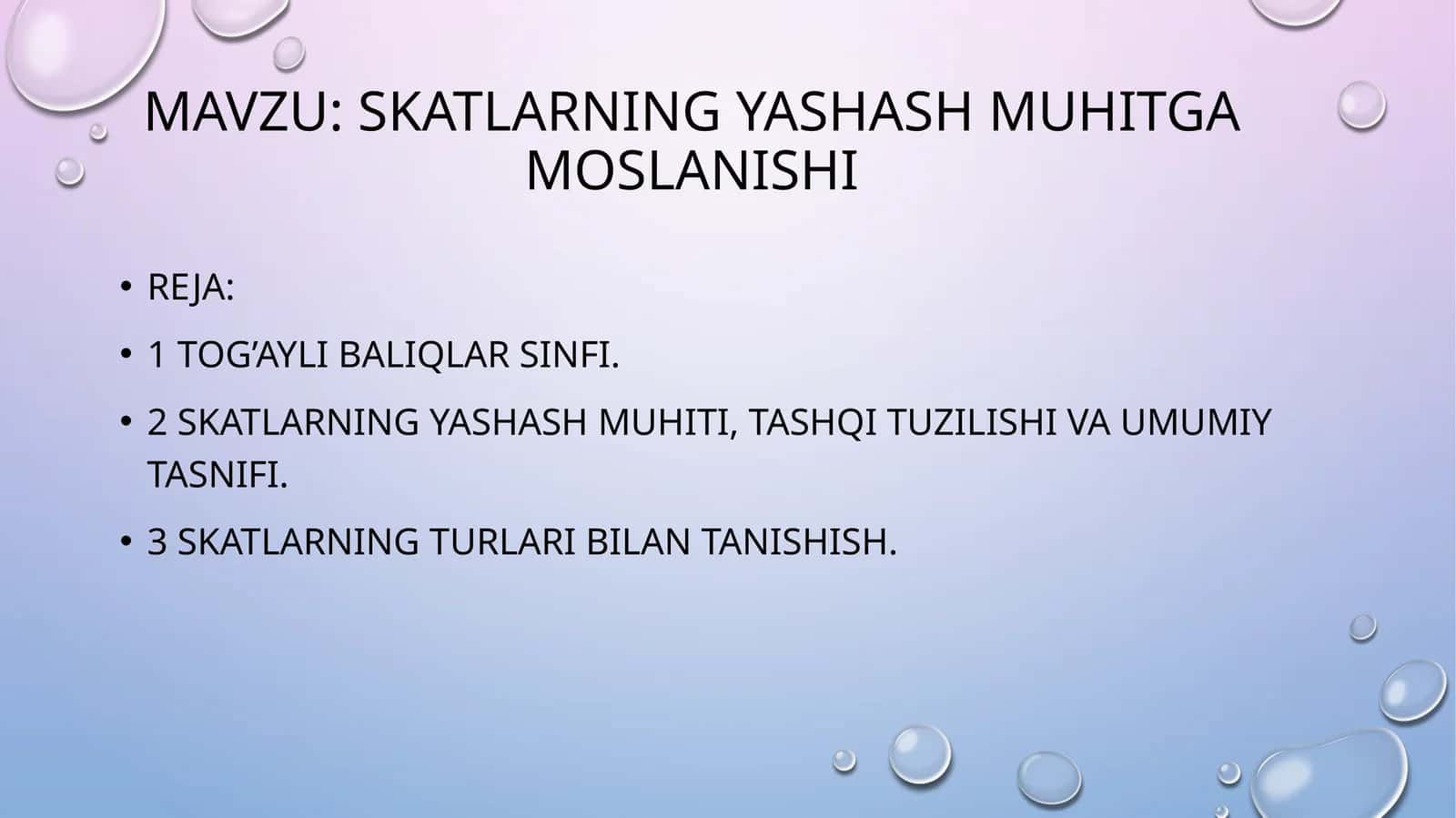 skatlarning yashash muhitga moslanishi 1