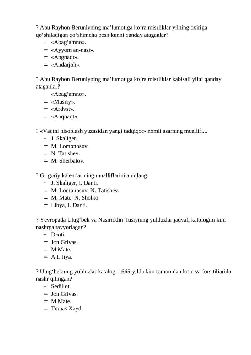 Vaqtni hisoblash yuzasidan yangi tadqiqot 1
