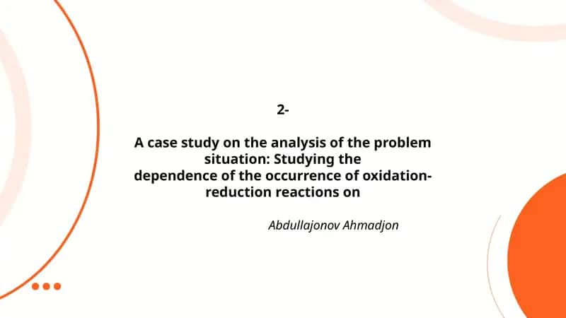 Introduction to Oxidation-Reduction Reactions 1