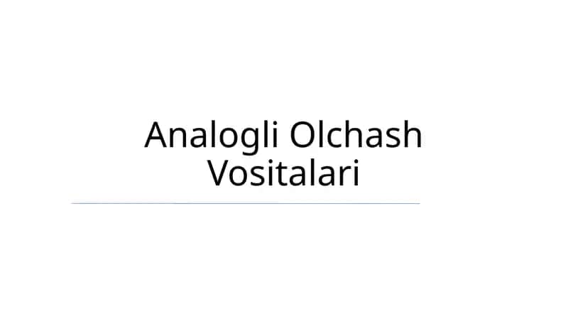 Analogli Olchash Vositalari 1