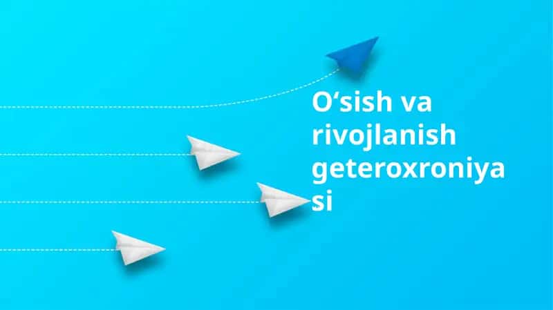 Geteroxroniya va Sun'iy tanlanish 1