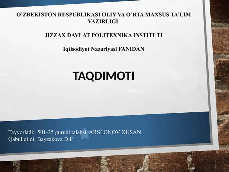 Ishlab chiqarish jarayoni, uning natijalari va samaradorligi 2 1