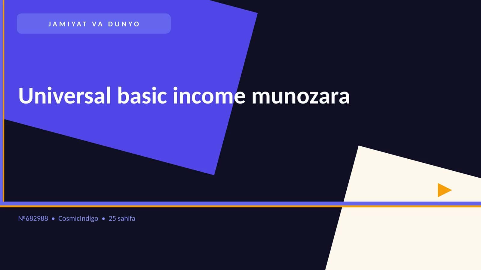 Universal basic income munozara 1