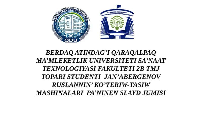 Jol ótiwsheńliktiń geometriyalıq kórsetkishine 1